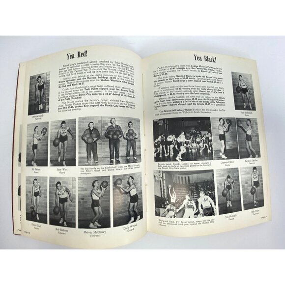 1954 David City High School Nebraska Scout Yearbook Embossed Cover No Writing - Picture 4 of 12